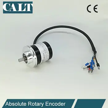 Kinija 42mm 24V Absoliutus Encoder 6 mm Veleno CNC Tekinimo Staklių Bokštelis Encoder CAS42 6 8 10 12 Pozicija PNP Išėjimas Encoder
