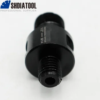 SHDIATOOL adapteriu gali Pakeisti sriegiu M10, M14, 5/8-11 arba M16 Į 1/2 colio Vyrų Sriegiu, Tinka CNC Staklės