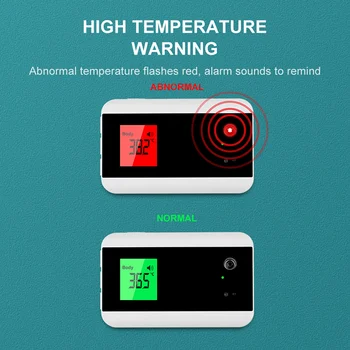 Sertifikuota Infrared Veido Atpažinimo Infrared Termometras Bekontaktis Temperatūros Nustatymo Šiluminė Kamera Sienos Montuojamas
