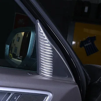 Tonlinker Interjero Priekinio Lango triangl Dangtelio Lipdukas Volkswagen TERAMONT 2017-20 Automobilių stiliaus 2 vnt ABS/Metalo Padengti Lipdukai