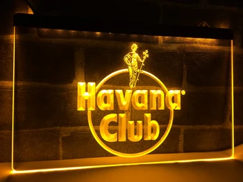 LE218 - Havana Club Romo LED Neon Light Pasirašyti namų dekoro amatai