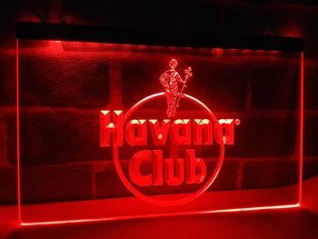 LE218 - Havana Club Romo LED Neon Light Pasirašyti namų dekoro amatai