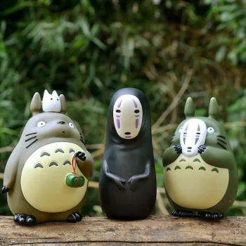 6 Stilius, Dekoratyvinis Atkakli Toli Mano Kaimynas Totoro Žaislai Vaikams Studio Ghibli Mielas Dekoro Automobilių Darbastalio Vazoninių Augalų