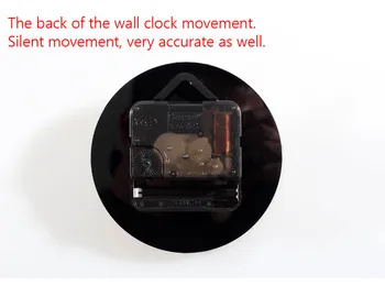 45X45cm Romos Numerį Žiūrėti 3D Akrilo Veidrodinį Skaitmeninį Sieninis Laikrodis Už Kambarį Modernus Dizainas 