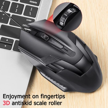 Uverbon Laidinė Pelė Garso/Tylus Klavišų Pelės Universalus Suderinama Pelės Žaidimų Verslo Office PC USB Kabelis Pelės