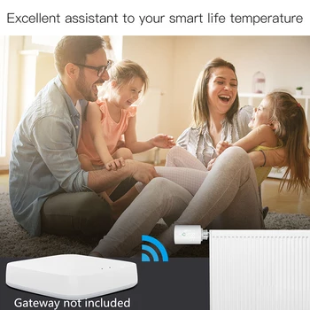 ZigBee3.0 Wifi Smart Home Pavaros Termostatiniai Radiatorių Vožtuvų Tuya Temperatūros Reguliatorius Balsu 