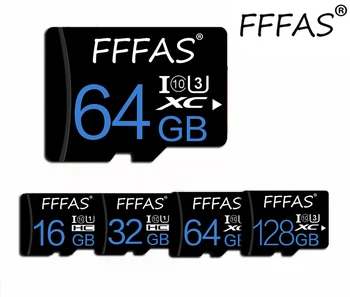 Atminties kortelė Micro SD kortelės 10 klasė TF kortelė Microsd 64GB 32GB 16GB 8GB Išorės Pen ratai 