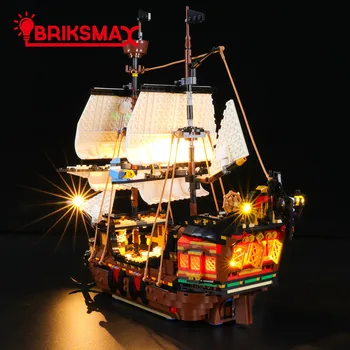 BriksMax Led Šviesos Rinkinys Piratų Laivas 31109