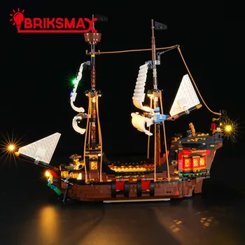 BriksMax Led Šviesos Rinkinys Piratų Laivas 31109