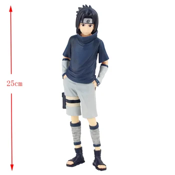 28cm Anime Naruto Duomenys Naruto Sasuke Kakashi Grandista Kolekcines Modelis Žaislai PVC Statulėlės