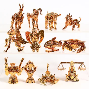 Saint Seiya Aukso Zodiako Serija Mini PVC Duomenys Kolekcines Figurals Apdailos Žaislai, Lėlės, 12pcs/set