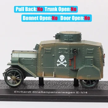 1:43 Leidimai Atlas vokietijos karinių E-V/4 Ehrhardt šarvuotų automobilių, sunkvežimių bakas Diecasts & Žaislinės Transporto priemonės masto modelių automobilių miniatiūros