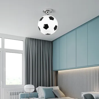 220V LED lubų Šviesos Sienos Lempos šiuolaikinės paprasta spalva futbolo liustra patalpų Gyvenimo Kambario, Miegamasis kambarys Dekoratyvinės šviesos
