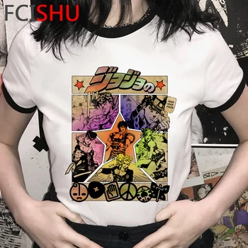 Karšto Anime Jojo ' s Bizarre Adventure Cool Marškinėliai Vyrams, Funny Cartoon Grafika 90s T-shirt Streetwear Marškinėlius Vasaros Top Tees Vyras