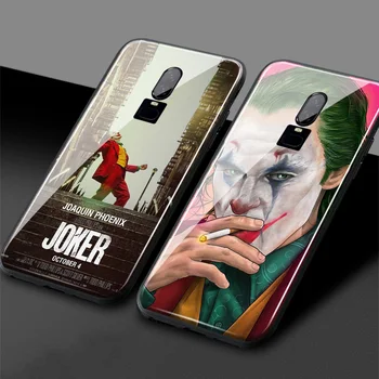 2019 kino Joker Joaquin Phoenix prabanga coque grūdinto stiklo, minkštas silikoninis telefono dėklas padengti shell OnePlus 6 6t 7 7T pro