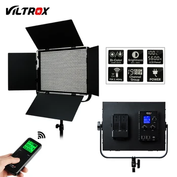 Viltrox VL-D85T/D85B Pro 85W Belaidžio Nuotolinio valdymo Vaizdo Studija LED Šviesos Bi-Color/Pritemdomi w/ DMX Valdymo Fotografijos Interviu