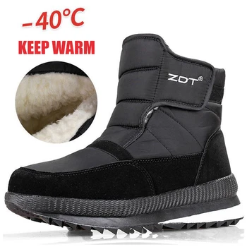 Coslony žieminiai batai vyrams Sportiniai batai Vandeniui neslidus šiltas pliušinis Platforma sniego batai didelio dydžio 47 žiemos batai vyrai