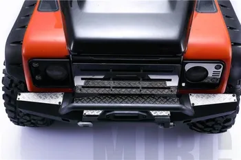 1/10 modeliavimas laipiojimo automobilių TRAXXAS Gynėjas TRX-4 priekinis bamperis šviesą atspindinčios juostelės TRX4 galinis bamperis, neslidžia dekoratyvinis gabalas