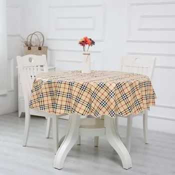 Storio apvalios staltiesės, plius aksomo, plastikiniai didelės apvalios staltiesės apvali staltiesė, aliejus-įrodymas, ir anti-plikymo staltiesė PVC