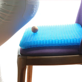 Lanksti Ledo Gelio Kėdė Pagalvėlė Aušinimo Padas su Black Non-slip Patogus Masažas Sėdynės, Biuro Kėdės Sveikatos Priežiūros Skausmas Spaudai