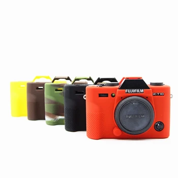 Minkštas Silicio Gumos Atveju Dengiamasis Rėmas Odos apsaugos Fuji Fujifilm X-T10 X-T20 XT10 XT20 Veidrodžio Kameros