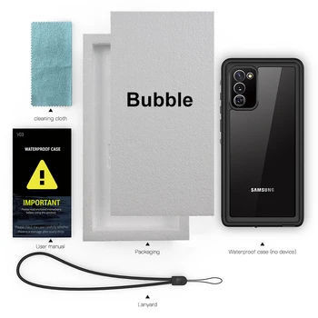 Dėl Samsung Note 20 20 Ultra Vandeniui Atveju IP68 Nardymo Anti-purvo Dangtelis, Skirtas 