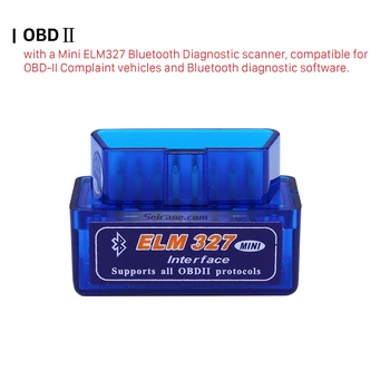 Mini ELM327-V1.5 OBD2 OBD Bluetooth Kodų Skaitytuvas Automobilių Diagnostikos Skaitytuvas Priemonė VW