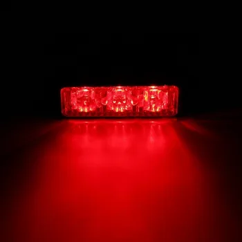 3 LED raudona mėlyna gintaro baltas automobilis, sunkvežimis Inžinerijos greitosios pagalbos led Strobe Pagalbos Įspėjamoji Lemputė auto mirksi žiburiai
