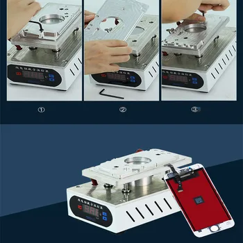 Galinį Dangtelį Atskira Mašina iPhone 8/8 P/X /XS/XR/XS Max Skaldytų Atgal Ekrano Stiklo Valiklis Pakeitimo Mašina, su Liejimo formos