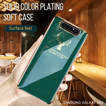 GKK Kėlimo Atveju, Samsung Galaxy A80 Atveju 360 Visas Apsaugos Anti-shock Briedžių Modelis Danga Hard Cover For Samsung A80 Coque