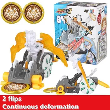 Screechers laukinių sprogo salto transformacijos lipdukai robotas automobilių anime veiksmų skaičiai medžiotojas užfiksuoti chip plokštelių vaikų berniukų mergina žaislai