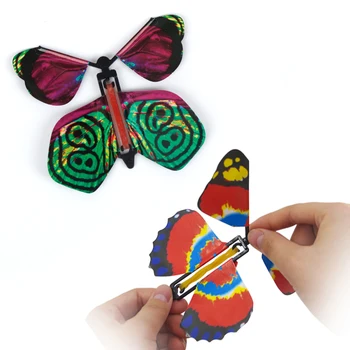 10 Vnt Vaikams Stebina Magic Butterfly Gumos Juosta Jėgos Triukų Juokingas Plaukioja Nugara Mažai Žaislai Vaikams