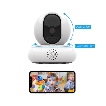 2MP Wireless Baby Monitor WiFi Verkti, Signalizacija, IP Kameros WiFi Video Auklė Baby Cam Kamera, Naktinio Matymo vaizdo Stebėjimo VAIZDO Kamera
