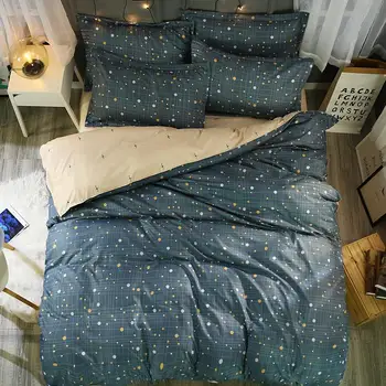 Paprastas Klasikinis Karalienė patalynės komplektas 5 dydžio, patalynės 4pcs/set antklode padengti nustatyti Sielovados paklode AB pusėje antklode padengti 2019 lova