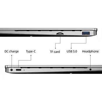 Dere V14 Oro 14.1 colių Nešiojamas kompiuteris Notebook Intel i7 1920x1080 IPS Klaviatūra su foniniu Apšvietimu 8GB LPDDR4 256 GB Žaidimų kompiuteriai 