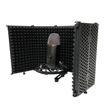 CELLA MIESTO Mikrofoną Atskirai Shield 5 plokštės S5 Vėjo Ekranas Multi-layer Triukšmo Mažinimo įrašų Studijoje Akustinio Skydo