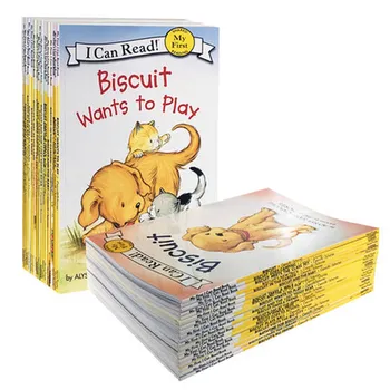 22 Knygų/Set Sausainių Serijos anglų Knygelių Vaikams galiu Skaityti Istoriją Skaityti Knygą Educaction Vaikams Montessori