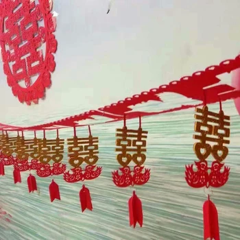 Kinų Stiliaus Vestuvių Kambario Apdaila Žibinto Vestuvių Dekoravimas Kambarį Išdėstymas