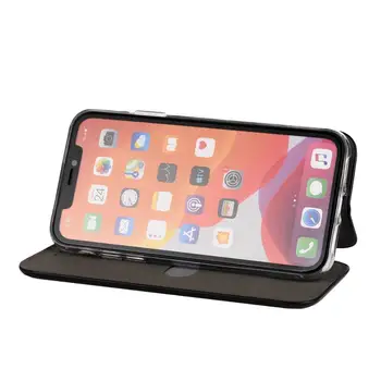 Ultra Plonas Pu Odos Magnetas Flip Case For iPhone 11 12, Pro 7 8 Plus X Xr Xs Max SE2020 Padengti Kortelių Lizdai Stovėti Coque