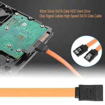 LBA80 alta velocidad SATA 3,0 6 Gb/s 26AWG Kabelis de datos (aepd) de senal recta suderinama con todos los diskotekos duros SATA. baile li
