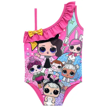 LOL originalią staigmeną lėlės pav mergina maudymosi kostiumėliai maudymosi kostiumėlį Vienas Gabalas merginos vonia paplūdimio lol staigmena lėlės duomenys Šalis vaikas