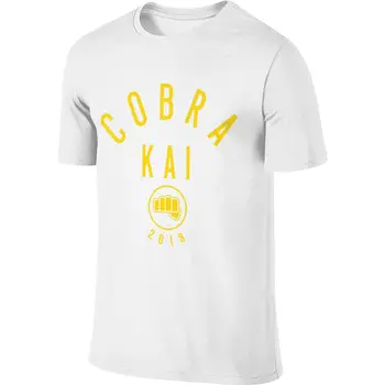 O-kaklo Kobra Kai Karalius Gyvatė Anime T-shirt, Derliaus Vyrams, Minkštas Plonas Homme Tee Marškinėliai Dizaino Unisex