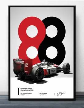 Plakatas Ir Spausdina Karšto Ayrton Senna F1 Formulė Mclaren 