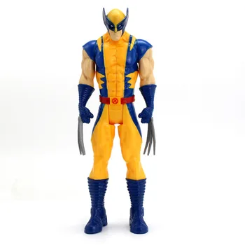 Stebuklas Keršytojas Begalybės Karo 30CM Super Hero Spider Man Geležinis Žmogus Thanos Wolverine 