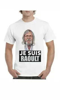 Marškinėliai, Viršuje Tendance Je Suis) Raoult 100 Coton