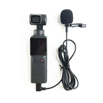 Tipas-C Mikrofonas Vlog dėl VMI PALMIŲ Kišenėje Gimbal Fotoaparatą, Nešiojamą Mini Mikrofonas Vlog Nešiojamą Gimbal Priedai