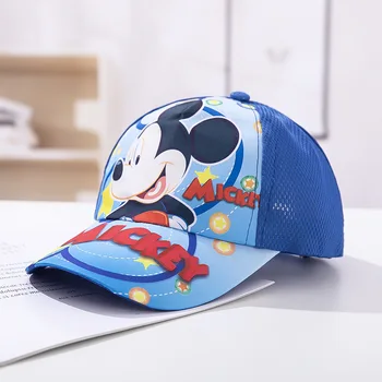 Disney vasaros vaikų skrybėlę animacinių filmų lėlės, berniukams ir mergaitėms, beisbolo kepuraitę antis kalba Mickey mouse užšaldyti skėtį nuo saulės net bžūp