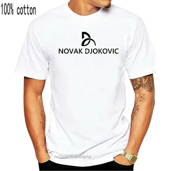 Naujas Novak Djokovic Logo T Shirt Naujas Jav Dydis Em1 Didmeninė Tee Marškinėliai