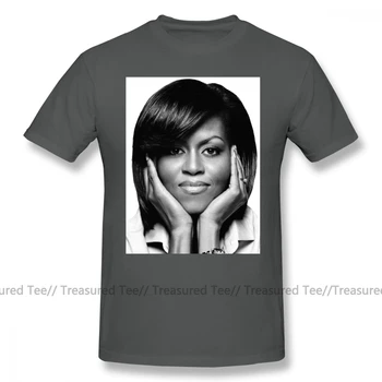 B. Obama Marškinėliai Michelle T-Shirt XXX Streetwear Tee Marškinėliai Įdomus Trumpas Rankovės Vyrų Medvilnės Marškinėlius Spausdinti