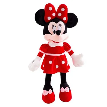 Aukštos Kokybės Karšto Parduoti Disney Mickey Mouse Minnie Pliušiniai Žaislai Gyvūnams Mielas Animacinių Filmų Įdaryti Lėlės Vaikų Gimtadienio Dovanos
